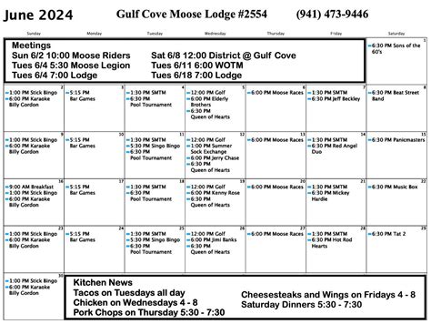 Gulf Cove Moose Lodge #2554 | Englewood FL