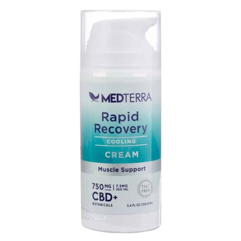 Medterra Rapid Recovery Cream | CBD Topicals - The Healthy Place