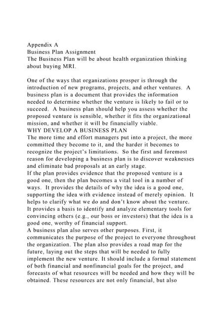 Appendix Business Plan Sample 的图像结果