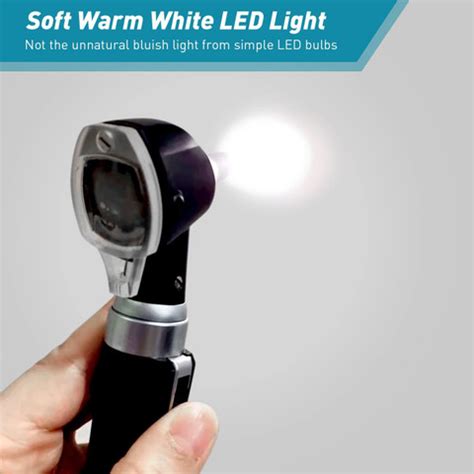 ACU-CHECK Optic Mini Pocket Otoscope Set LED Ear Scope Medical ...