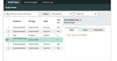 Transform Script ServiceNow 的图像结果