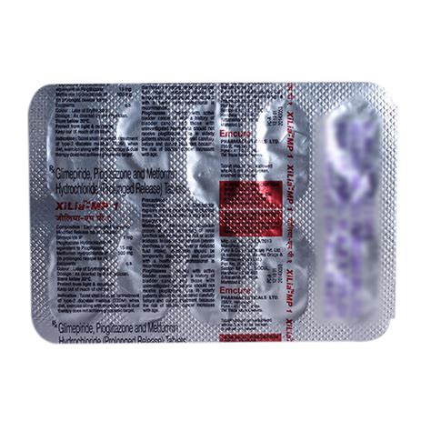 Xilia Mp 1mg Tablet | Uses, Side Effects, Price | Apollo Pharmacy