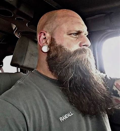 bigbeardedfrenchman Bald Men With Beards, Bald With Beard, Grey Beards ...