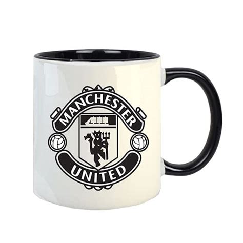 Buy Gen7 Manchester United l Inside and Handle Black Printed Coffee Mug ...