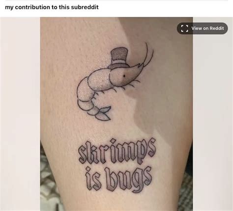 Shrimps Is Bugs: The Tattoo That Became A Meme