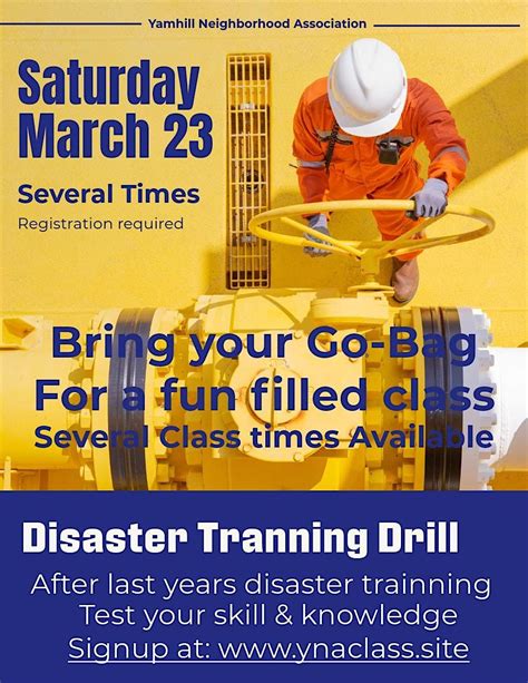 Yamhill Neighborhood Association "Disaster Drill" Class #1, Yamhill ...