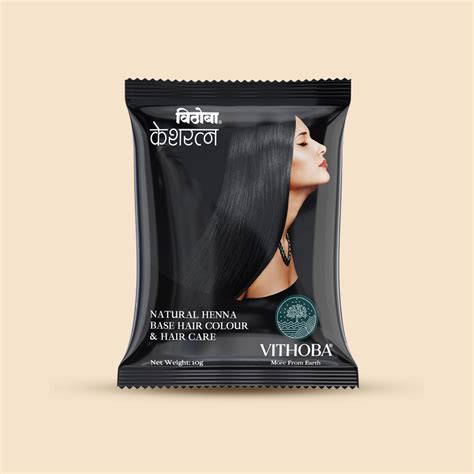 Vithoba Keshratna Natural Hair Color Powder | 100% Ammonia & Paraben ...