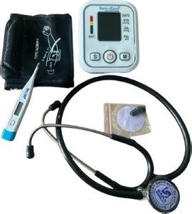 Sara+Care Stethoscope, Thermometer and Digital Blood Pressure machine ...