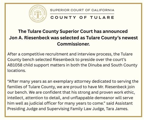 Tulare County Superior Court | Visalia CA
