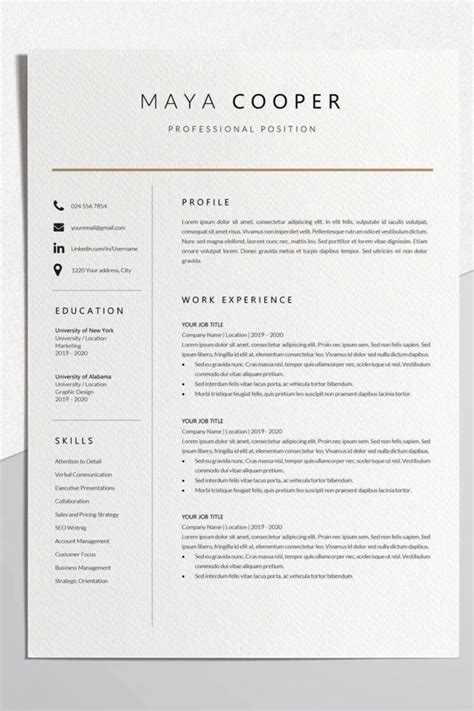 How to Write a Basic CV 的图像结果