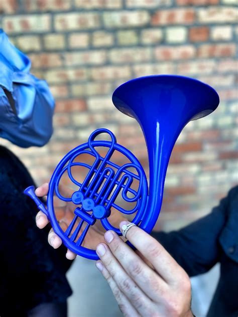 FAN CORNER CREATIONS 16in Blue French Horn Wall Hanging - HIMYM Prop ...