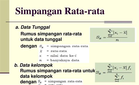 Memahami Simpangan Rata-Rata: Dilengkapi Contoh Soal dan Pembahasan