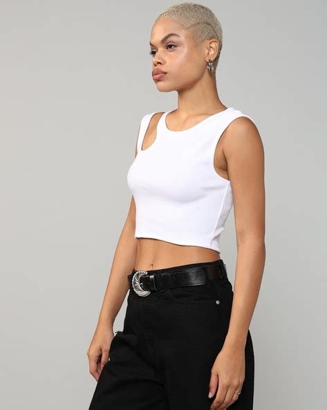 Buy White Tops for Women by Shein Online | sheinindia.in