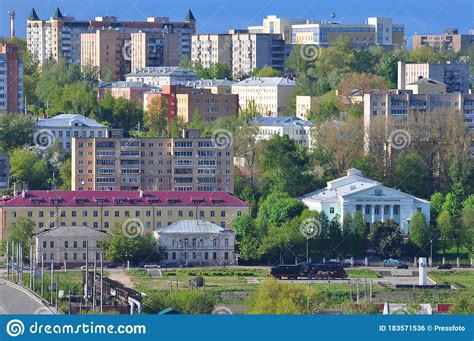 Russian City Aerial View, Smolensk. Editorial Photo - Image of building ...