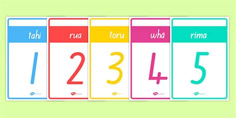 Learn One to Twenty in Māori: 1- 20 Counting Pack for Kids