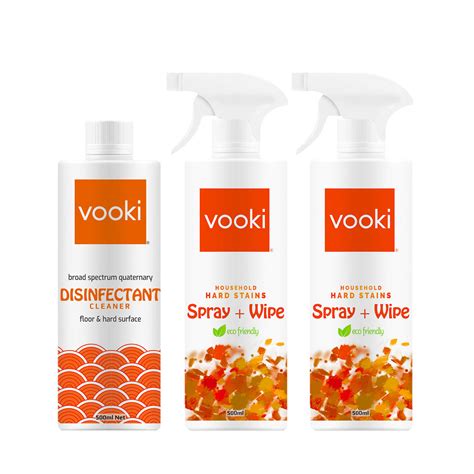 Hard Stains Spray + Wipe(2nos) & Disinfectant Cleaner(1no) | Combo ...