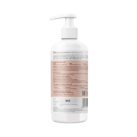 Sesa Ricewater Shampoo With Biotin and Aloevera For Soft and Shiny Hair ...