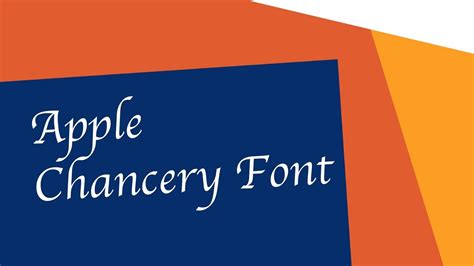 Apple Chancery Font Download - 14+ Koleksi Gambar