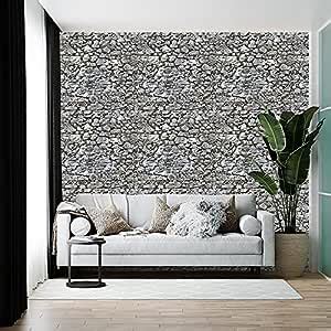 wallpics® Stone Design Wall Sticker DIY Decals Vinyl Self Adhesive ...
