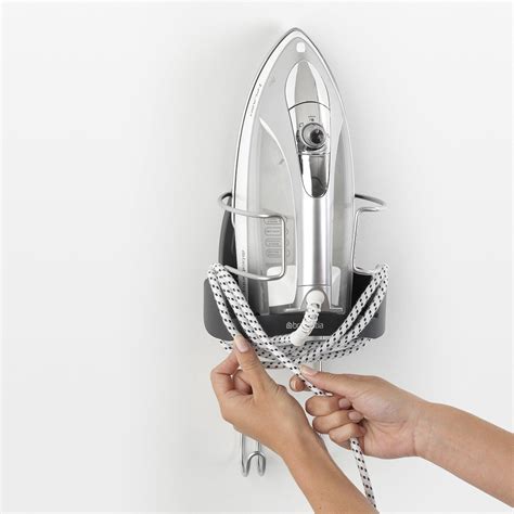 Amazon.com: Brabantia Wall-Mounted Iron Rest and Hanging Ironing Board ...