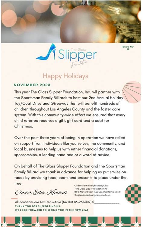 The Glass Slipper Foundation & Sportsman Family Billiards 2nd Annual ...