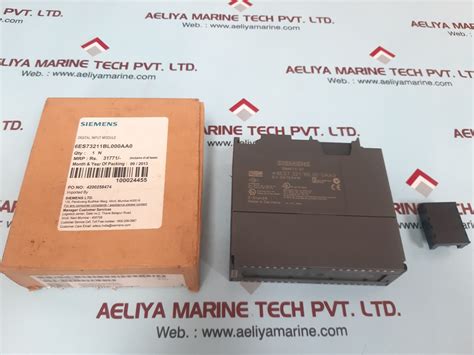 Siemens simatic s7 6es7 321-1bl00-0aa0 digital input module – Aeliya ...