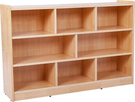 Buy 4bearCR Natural Solid Wood lockers 8 grids School Classroom Single ...
