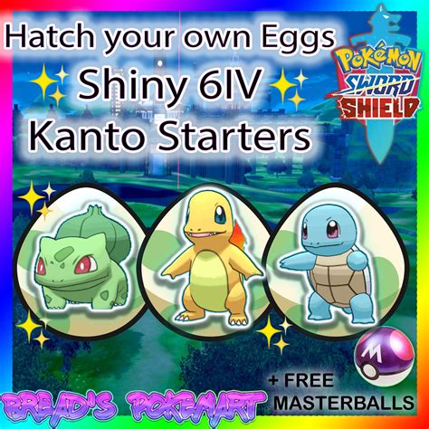 Shiny Kanto Starters X And Y