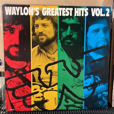 Waylon Jennings-"greatest Hits Volume 2" Vintage Vinyl Country Record ...