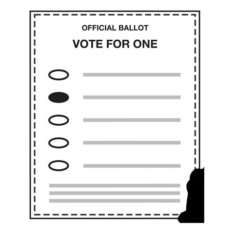 Voting Ballot Template 的图像结果