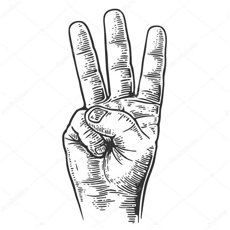 Three Finger Gang Sign
