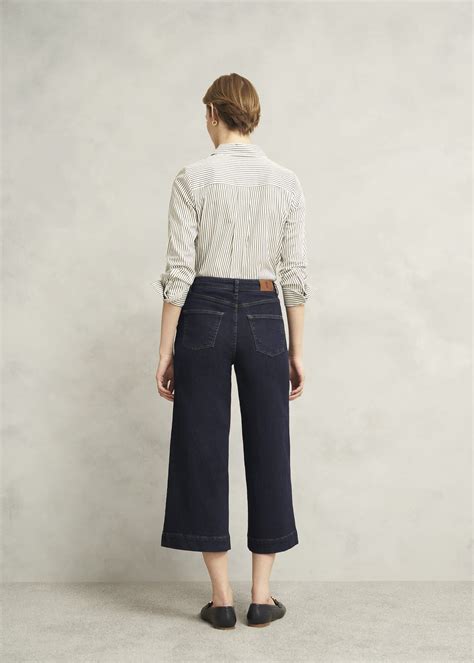 Brinley Crop Wide Leg Jeans | Hobbs UK