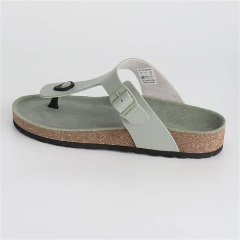 Thong Cork Sandals for Women – Sage Green