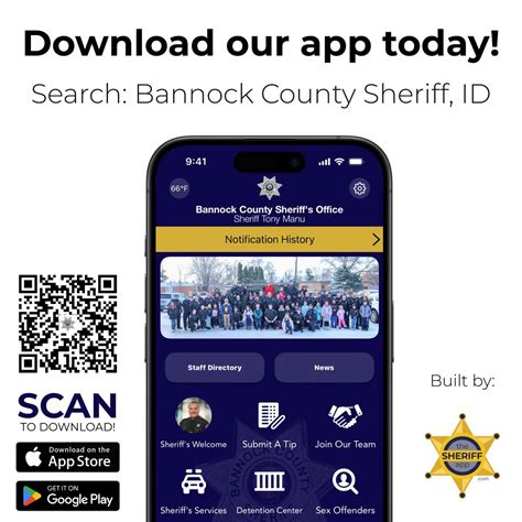 Bannock - 🚨 New App Launch! 🚨 The Bannock County Sheriff's Office is ...
