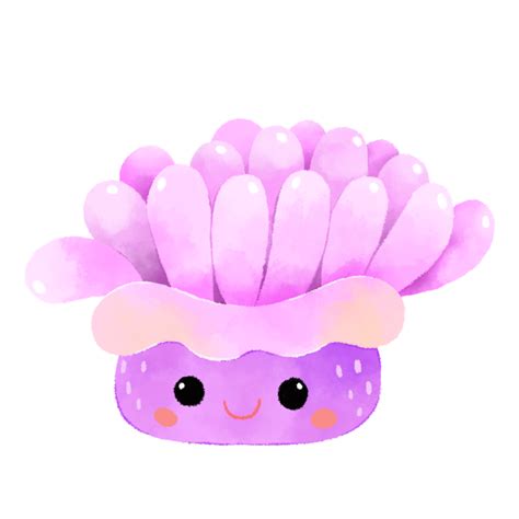 Sea Anemone Cartoon