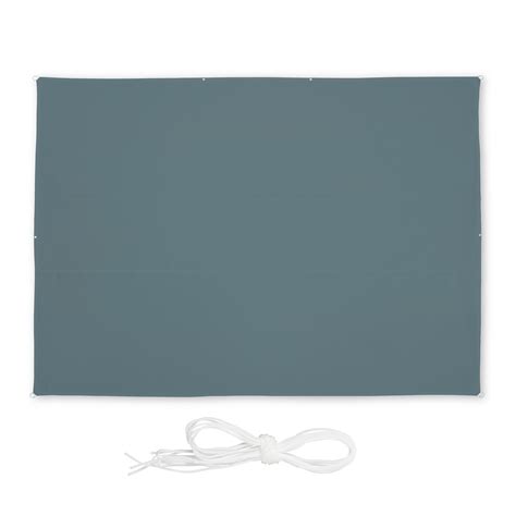 Relaxdays Voile d'ombrage rectangulaire, imperméable, anti-UV, tendeurs ...
