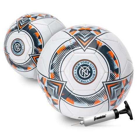 Franklin Sports MLS New York City FC Soccer Ball - Official Size 5 ...