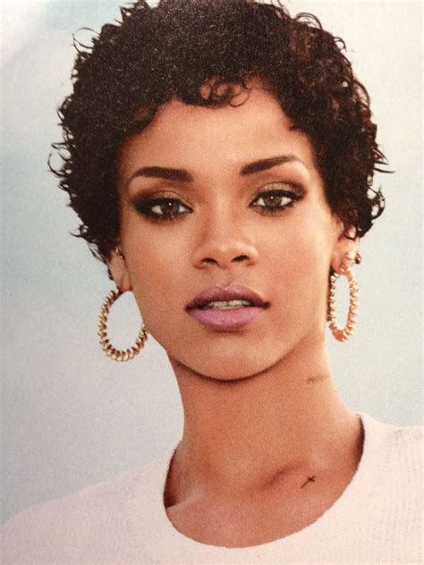 Rihanna Pixie Cut 2022 Curly