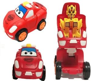 gthf DR Transformation Mini Racing Friction Toy Car to Robot/for Kids ...