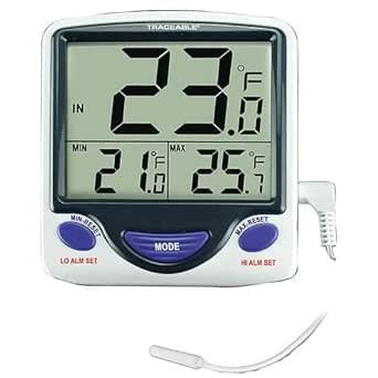 Digi-Sense Traceable Jumbo Fridge/Freezer Digital Thermometer with ...