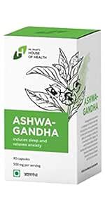 House of Health ASHWAGANDHA – relieves anxiety | Adaptogen | Controls ...