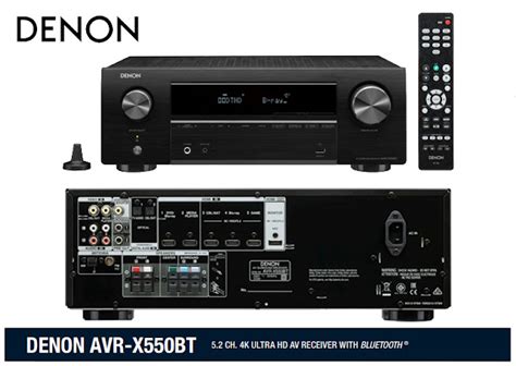 Denon AVR-X550BT AV Receiver