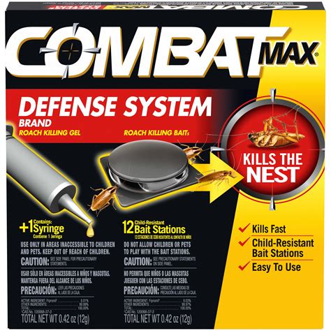 Combat Max Defense System Brand, Small Roach Killing India | Ubuy