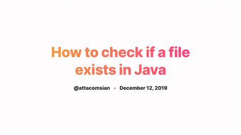 Image result for How to Check File Exists in Java Using If Condition