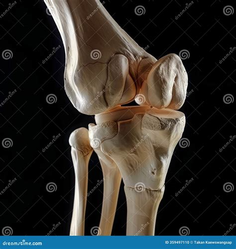 Detailed Anatomical View of Knee Cartilage and Joint Structure Stock Photo - Image of health ...