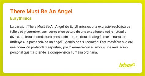 Significado de la canción There Must Be An Angel (Playing With My Heart ...