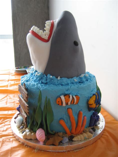 Image result for Shark Cake Tutorial