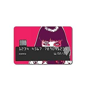 DOTME® Girl Eye Skin Card Stickers for Debit Cards / Credit Cards / ATM ...