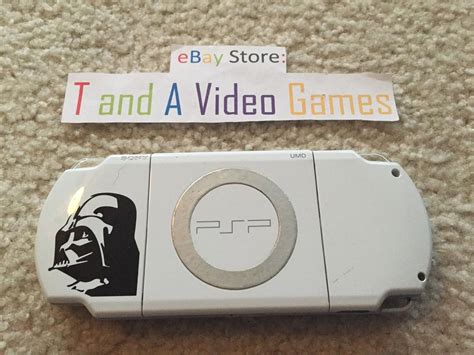 Sony PSP 2000 Star Wars Darth Vader Limited Edition White Console 2001 ...
