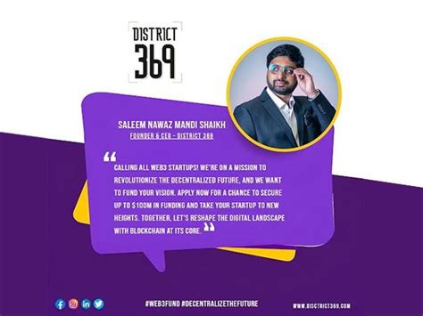 Massive Funding Opportunity: D369 by SaleemNawaz Mandi Shaikh Offers Up ...